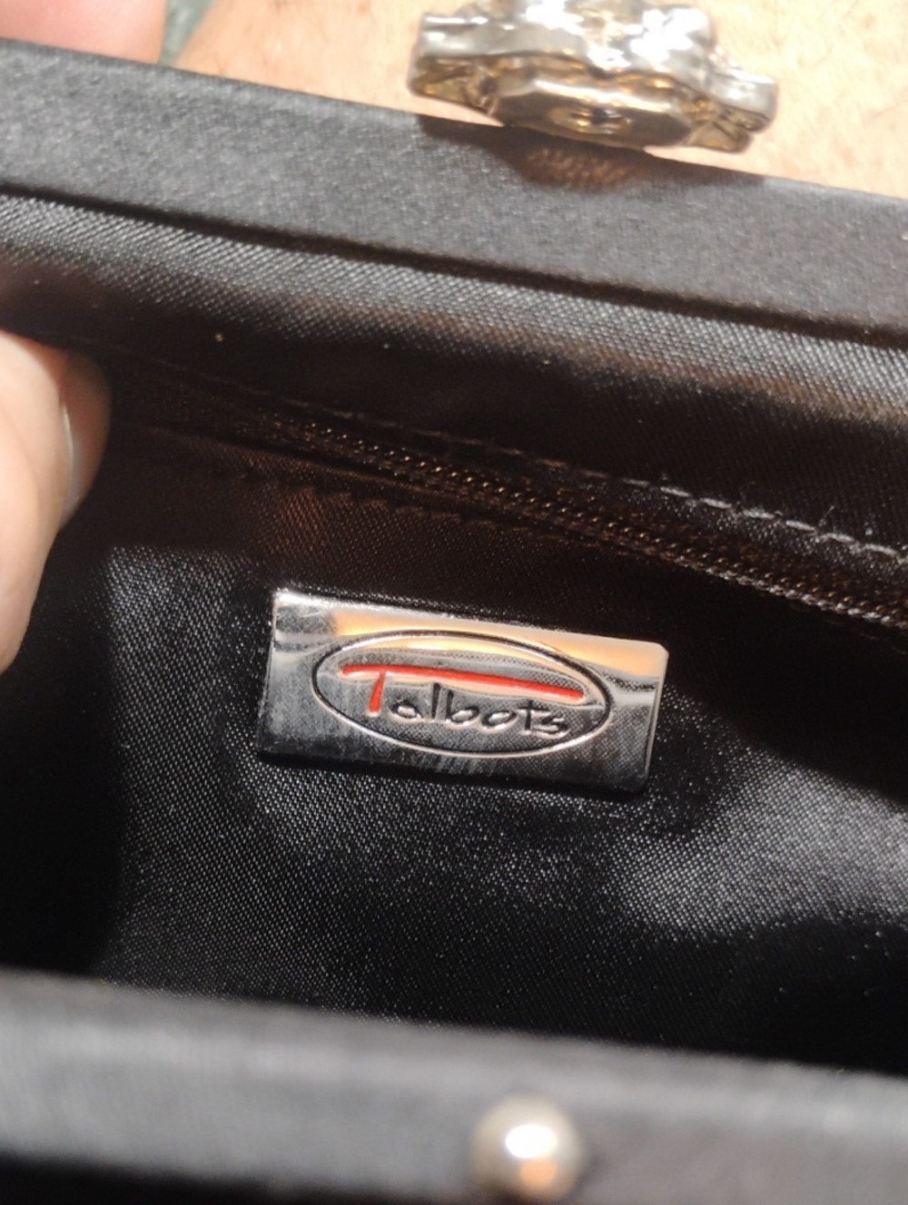 Talbots Vintage Black Beaded Purse/Clutch Vintage And Wonderful - Picture 5 of 11